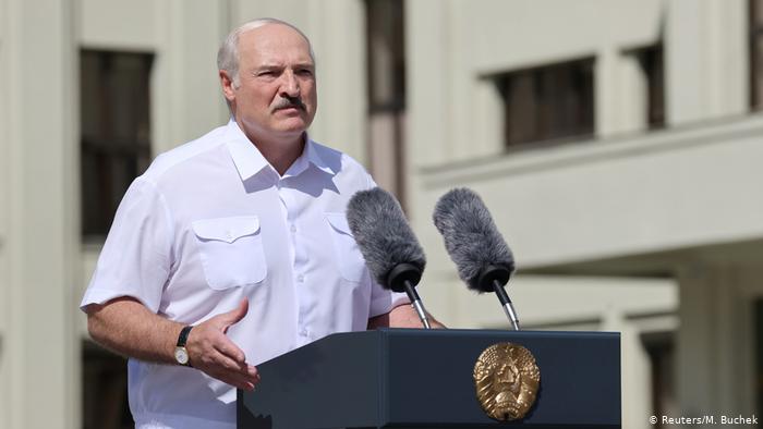 Białoruś i wiec poparcia dla Łukaszenki